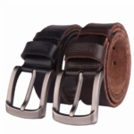 High-end First Layer Leather Cowhide Belt with Pin Buckle