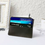 Genuine Leather Portable Design, Ultra-thin Card Holder, Multi-function Card Holder